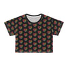 Rainbow Heart Kitten Crop Tee
