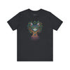 Enchanted Cat Tree T-Shirt: Feline Roots & Mystical Leaves