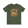 Sleepy Rainbow Mushroom Kitty Dream T-shirt