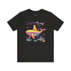 Cosmic Whale Rider: The Interstellar Cat Tee
