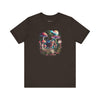 Whiskers in Wonderland: The Mystical Mushroom Cat Tee