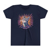 Sunburst Unicorn Cat - Kids T-Shirt