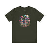 Whiskers in Wonderland: The Mystical Mushroom Cat Tee