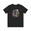 Whiskers in Wonderland: The Mystical Mushroom Cat Tee
