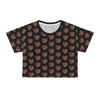 Rainbow Heart Kitten Crop Tee