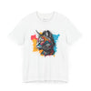 Psychedelic Purrfection: Tribal Feline Majesty Tee