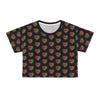 Rainbow Heart Kitten Crop Tee