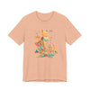 Celestial Commander: Futuristic Feline Tee