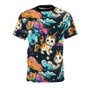 Meowgical Unicorn Cat Galaxy All-Over Print Tee