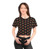 Rainbow Heart Kitten Crop Tee