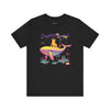 Cosmic Whale Rider: The Interstellar Cat Tee