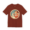 Galactic Brew: Astronaut Cat Coffee Tee