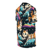 Meowgical Unicorn Cat Galaxy All-Over Print Tee