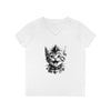 Punk Rock Kitten V-Neck T-Shirt