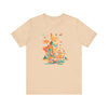 Celestial Commander: Futuristic Feline Tee