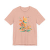 Celestial Commander: Futuristic Feline Tee