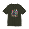 Whiskers in Wonderland: The Mystical Mushroom Cat Tee