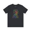 Mystic Garden Cat T-Shirt: Vibrant Feline Flourish