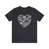 Sitar Heart Cat T-Shirt