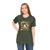 Surreal Mushroom Floating Rainbow Cat T-shirt