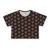 Rainbow Heart Kitten Crop Tee
