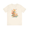 Celestial Commander: Futuristic Feline Tee