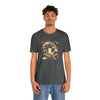 Surreal Mushroom Floating Rainbow Cat T-shirt