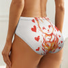 Fiery Feline Passion - Cute Women's Low Waist Panties