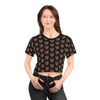 Rainbow Heart Kitten Crop Tee