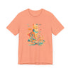Celestial Commander: Futuristic Feline Tee