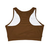 Copy of High Neck Crop Bikini Top (AOP)