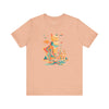 Celestial Commander: Futuristic Feline Tee