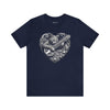 Sitar Heart Cat T-Shirt