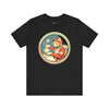Galactic Brew: Astronaut Cat Coffee Tee