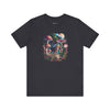 Whiskers in Wonderland: The Mystical Mushroom Cat Tee