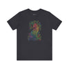 Mystic Garden Cat T-Shirt: Vibrant Feline Flourish