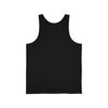 Cosmic Cat Unisex Jersey Tank Top | Galaxy Theme Pet Lovers Apparel