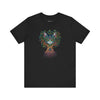 Enchanted Cat Tree T-Shirt: Feline Roots & Mystical Leaves
