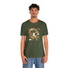 Surreal Mushroom Floating Rainbow Cat T-shirt