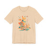 Celestial Commander: Futuristic Feline Tee
