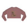 Mushroom Kitty Women's Cropped Sweatshirt