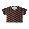 Rainbow Heart Kitten Crop Tee