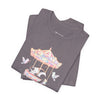 Whimsical Cat Carousel Tee