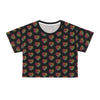 Rainbow Heart Kitten Crop Tee