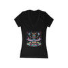 Luna DJ Cat Women'sDeep V-Neck Tee