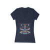 Luna DJ Cat Women'sDeep V-Neck Tee