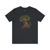 Tree of Life Cat: Mystical Nature Art Tee