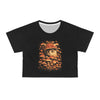 Many Mushrooms Kitty Crop Top