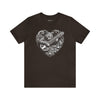 Sitar Heart Cat T-Shirt