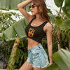 Flame-Hearted Ladies Casual Slim Short Tank Top